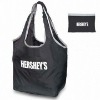 Eco friendly black folded nylon bag