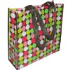 Eco-friendly fashion canvas folding shopping bag