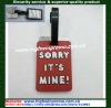 Eco-friendly pvc luggage tag