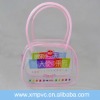 Eco-friendly pvc zipper handle bag for candy XYL-H271