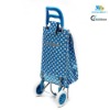 Economic and Practical Blue Folding Shopping Cart