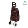 Economic and Practical Folding Shopping Cart With Red Polka Dot