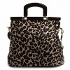 Elaina Leopard Satchel Handbag