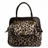 Elaina Leopard Satchel Handbag