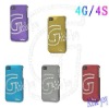Electroplate Hard Case for iPhone 4/iPhone 4S