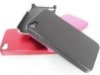 Electroplate back case with enbossed anti-finger finish for iPhone 4G