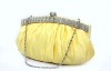 Elegant Bridal Clutch Bag with Pleated Satin Evening Clutch