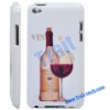 Elegant Wine Art Hard Case for iPod Touch 4