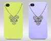 Elegant design necklace PC Case For iPhone 4S