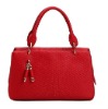 Elegant lady leather handbag