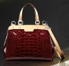 Elegant patent leather womens business Tote Bag