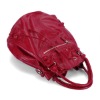 Elegent women's leather wholesale red tote bags