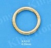 Embossed gold O ring,round ring,bag buckle,bag accessories