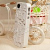 Embossed hard case for apple iphone 4S brand new