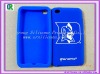 Embossed silicon case for ipod touch 4g