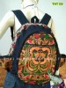 Embroidered HMONG HILL TRIBE Backpack School Bag Travel Bag Unisex Bag