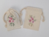 Embroidered Muslin Pouch