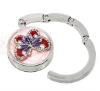 Enamel Butterfly Folding Purse Hook Handbag Hanger 45mm