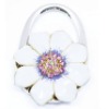 Enamel Flower bag hanger