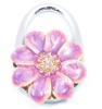 Enamel flower bag hanger