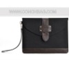 Envelop microfiber & genuine leather for iPad2