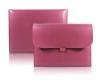 Envelope Soft Stylish PU Leather Case Bag Pouch for Ipad 2 & 1(pink)