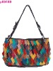 Ethnic flavor shoulder bag leather 6948