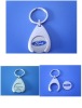 Euro Coin holder/euro coin key chain/coin key ring