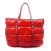 Euro style women's red handbag vintage Messenger Bag postmen bag leather