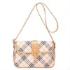 Europe and America style grid series bag