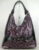 Europe style purple color lady handbag (under usd4.5) professional produce lady bag