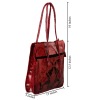 Exclusive Leather Shopping Bag With Elephant Motif