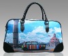 Excursion women's printed leather travel bags