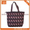 Exquisite Roomy Floral Printed Tote Bag, Fashion Fitness Handbag