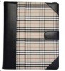 Exquisite Scottish Pattern Left-right Leather Case Cover for iPad by paypal