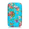Exquisite butterfly and flowers tpu case for HTC G16 Chacha