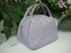 Exqusite Design Portable Purple Micro-fibre Cosmetic Storage Bag