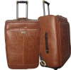 External wheel pu luggage