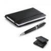 FASHION LEATHER GIFT SET WITH LEATHER NOTEBOOK & PEN