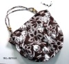 FLORAL PRINTED SYNTHETIC LINEN BAG