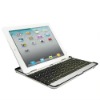 FOR IPAD 2 black Aluminum keyboard case