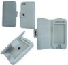 FOR iPhone 4g embossed leather case with cards slot