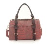 FULL Crocodile Embossed Leather Ladies Shoulder Bag