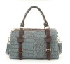 FULL Crocodile Embossed Leather Ladies Shoulder Bag