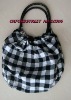 Fabric bag;ladies' bag;lattice bag