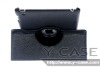 Factory price 360 rotable design stand leather case for ipad 2
