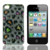 Factory price leopard hard plastic skin back cover case for iphone 4 4G 4S 4GS mobile phone case