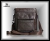 Factory promotion leather shoulder bag for man