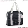 Fahion Black Denim Jean Bag Material 7405-BK for Girls with Casual Style