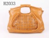 Famous brand pu handbag with special element for spring or summer